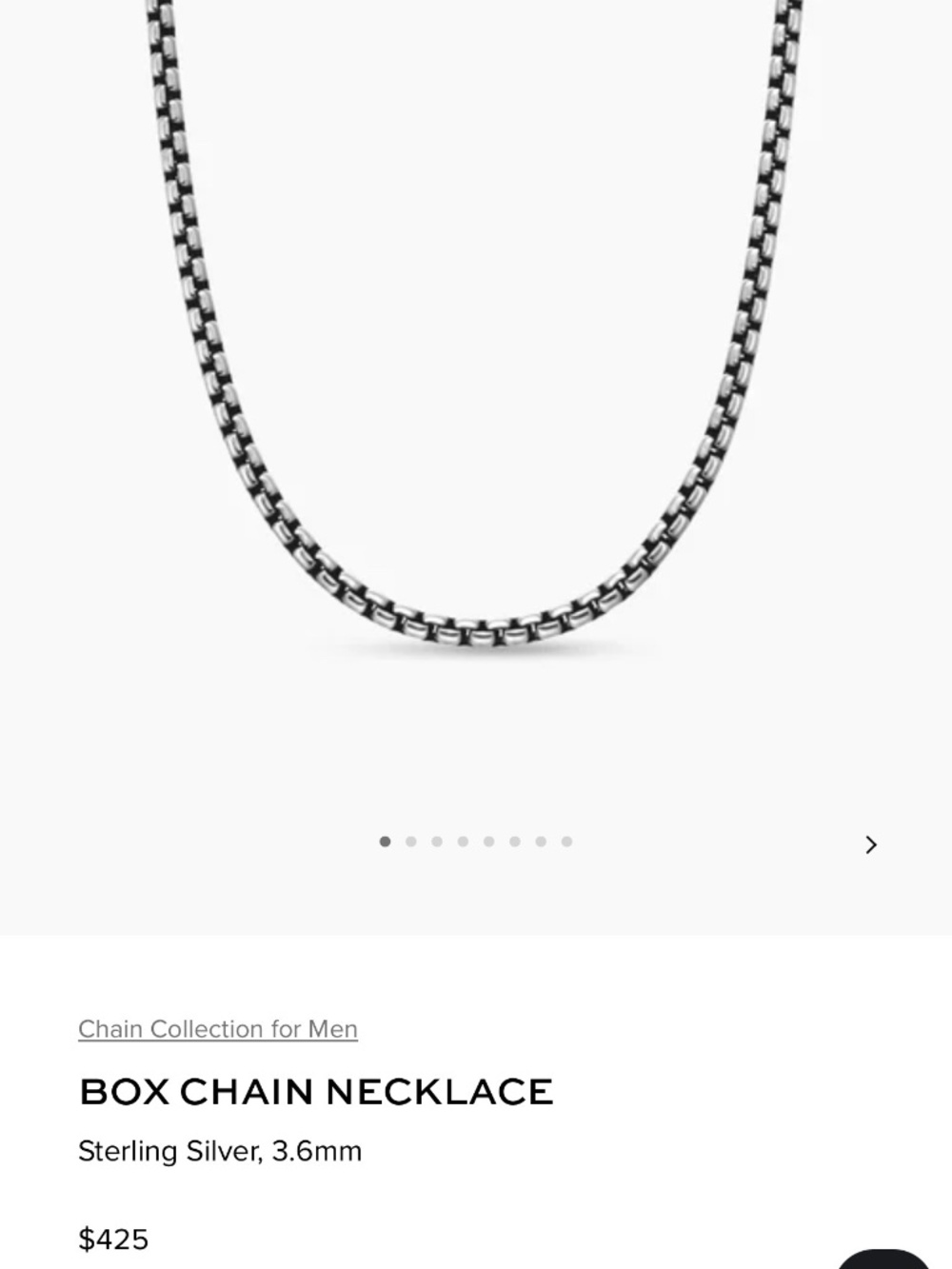 David Yurman Box Chain(2) and Pendant(2)